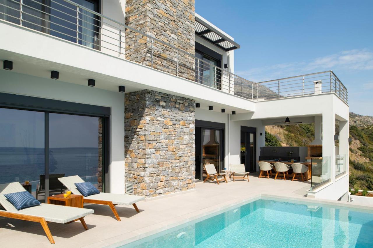 Rozites Luxury Beachfront Villa, By Hellocrete Kerames Exterior foto